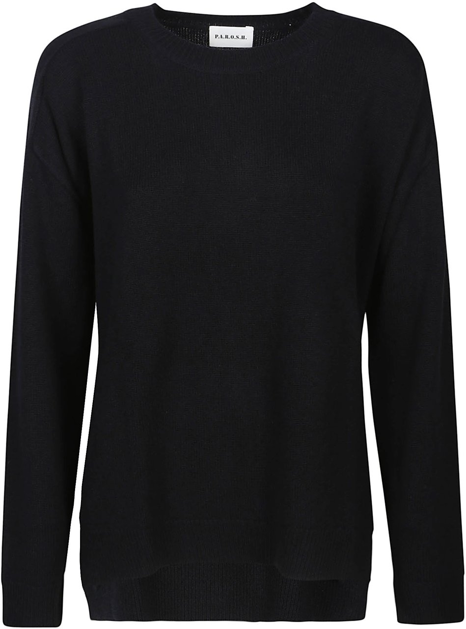 P.A.R.O.S.H. Loos Sweater Black Zwart