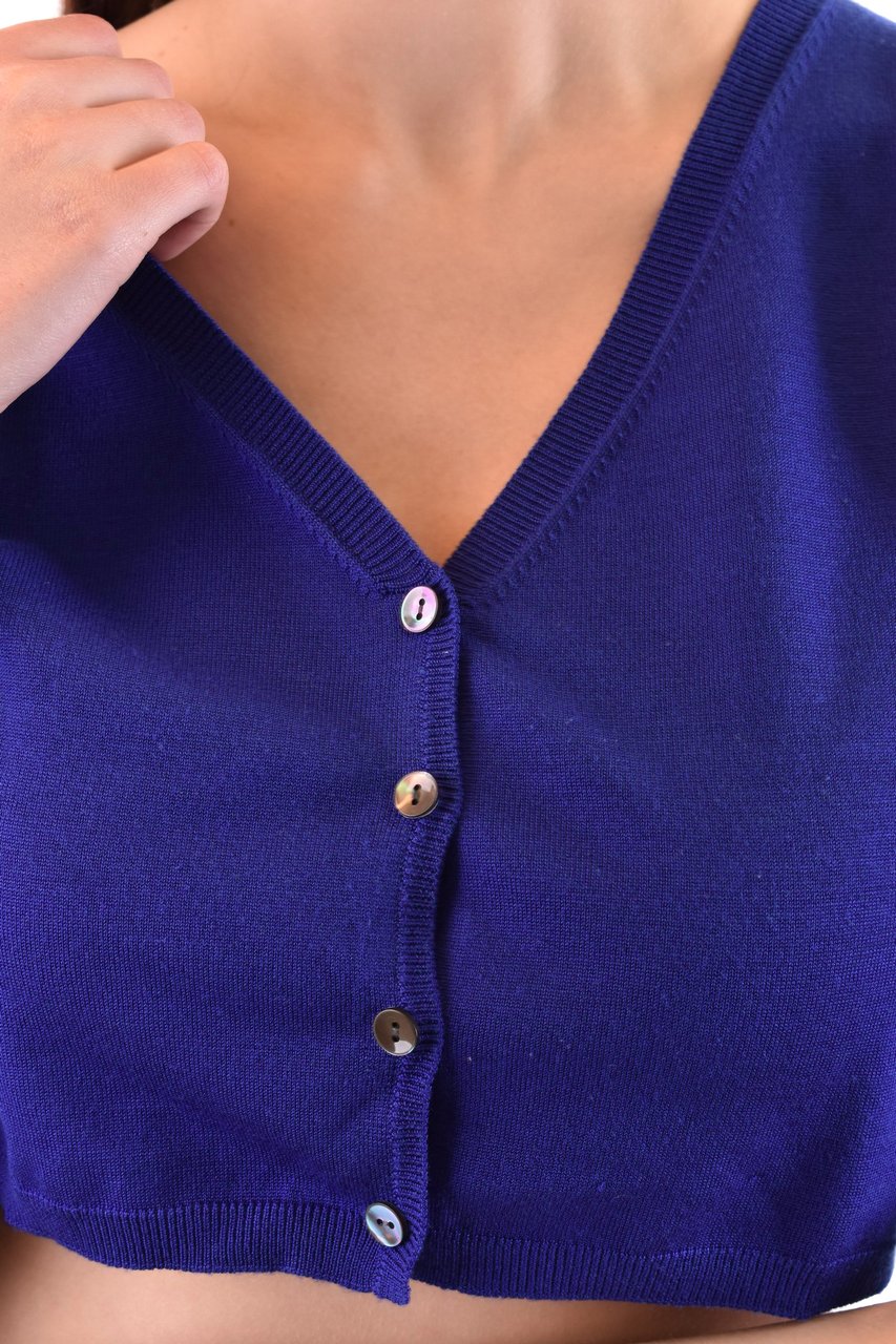 P.A.R.O.S.H. Cardigan Blue Blauw