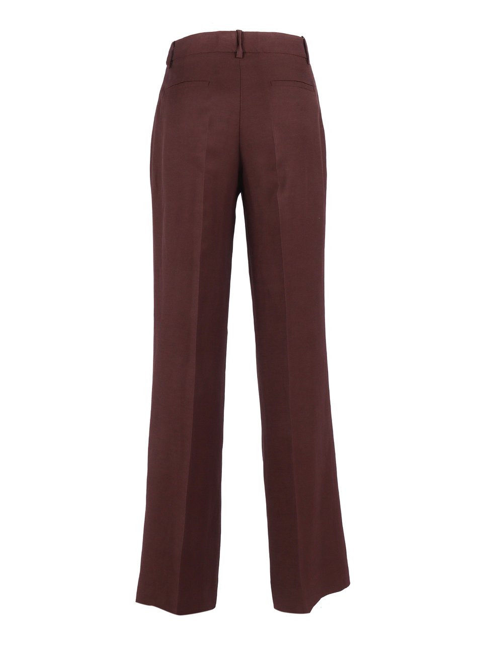 P.A.R.O.S.H. Straight Leg Subtle Sheen Straight-Leg Pants Zwart