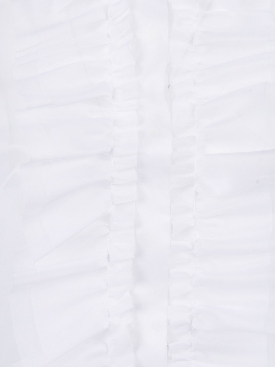 P.A.R.O.S.H. Sleeveless Silk Ruffle Blouse Wit