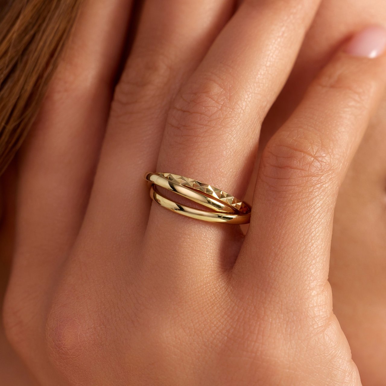 Parte di Me Santa Maria della Base Ring met Zirkonia Goud