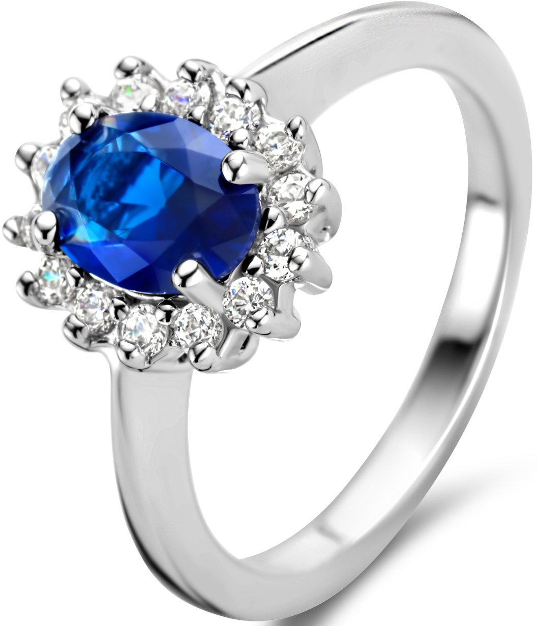 Parte di Me Mia Colore Azure Ring met Zirkonia Divers