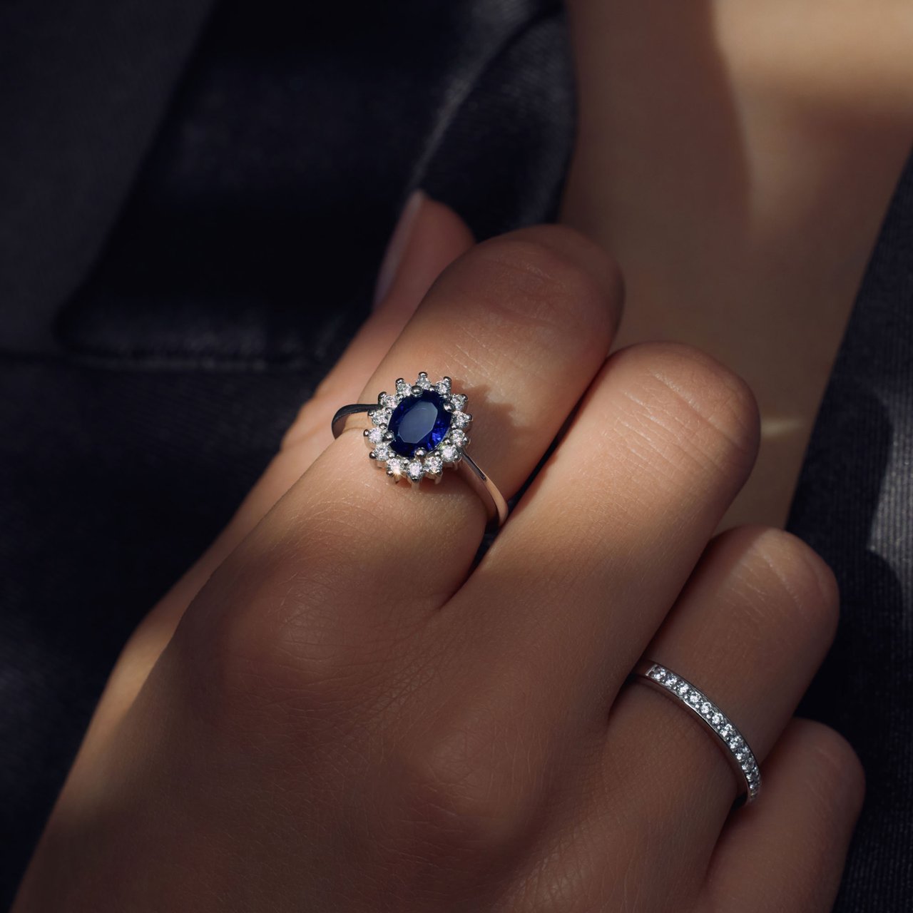 Parte di Me Mia Colore Azure Ring met Zirkonia Divers