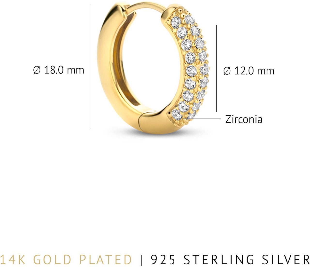 Parte di Me Sorprendimi Gift Set met Zirkonia Goud
