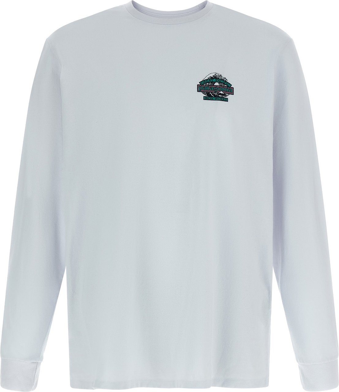PATAGONIA White Cotton T-Shirt Wit