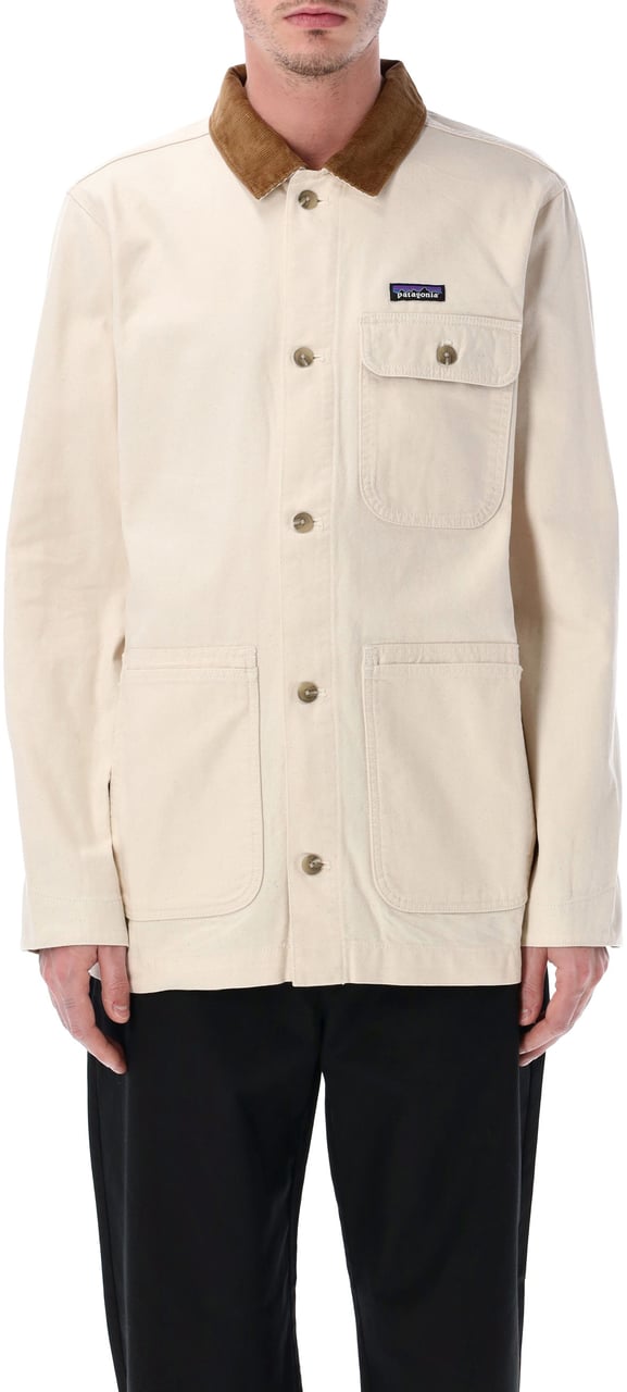 Patagonia Point Reyes Jacket Beige Wit