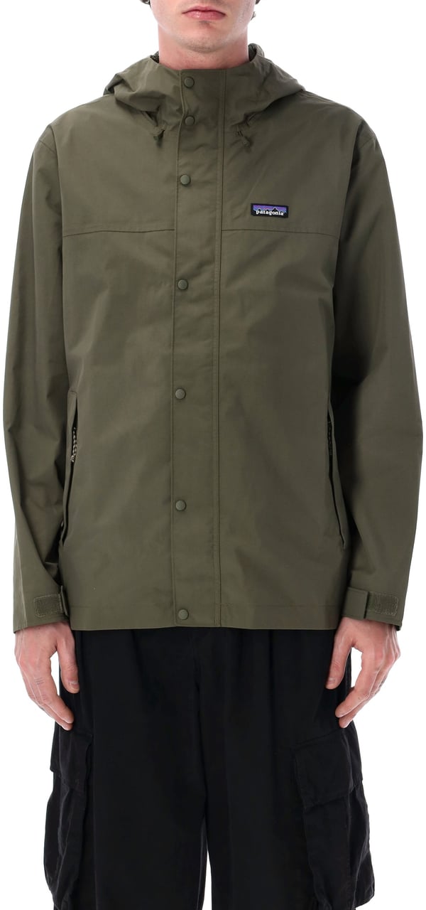 Patagonia Everyday Rain Jkt Basin Green Donkergroen