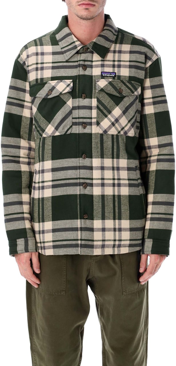 Patagonia Fjord Flanel Shirt Old Growth Green Groen