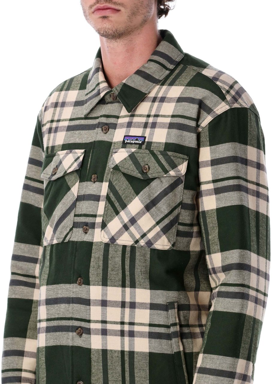 Patagonia Fjord Flanel Shirt Old Growth Green Groen