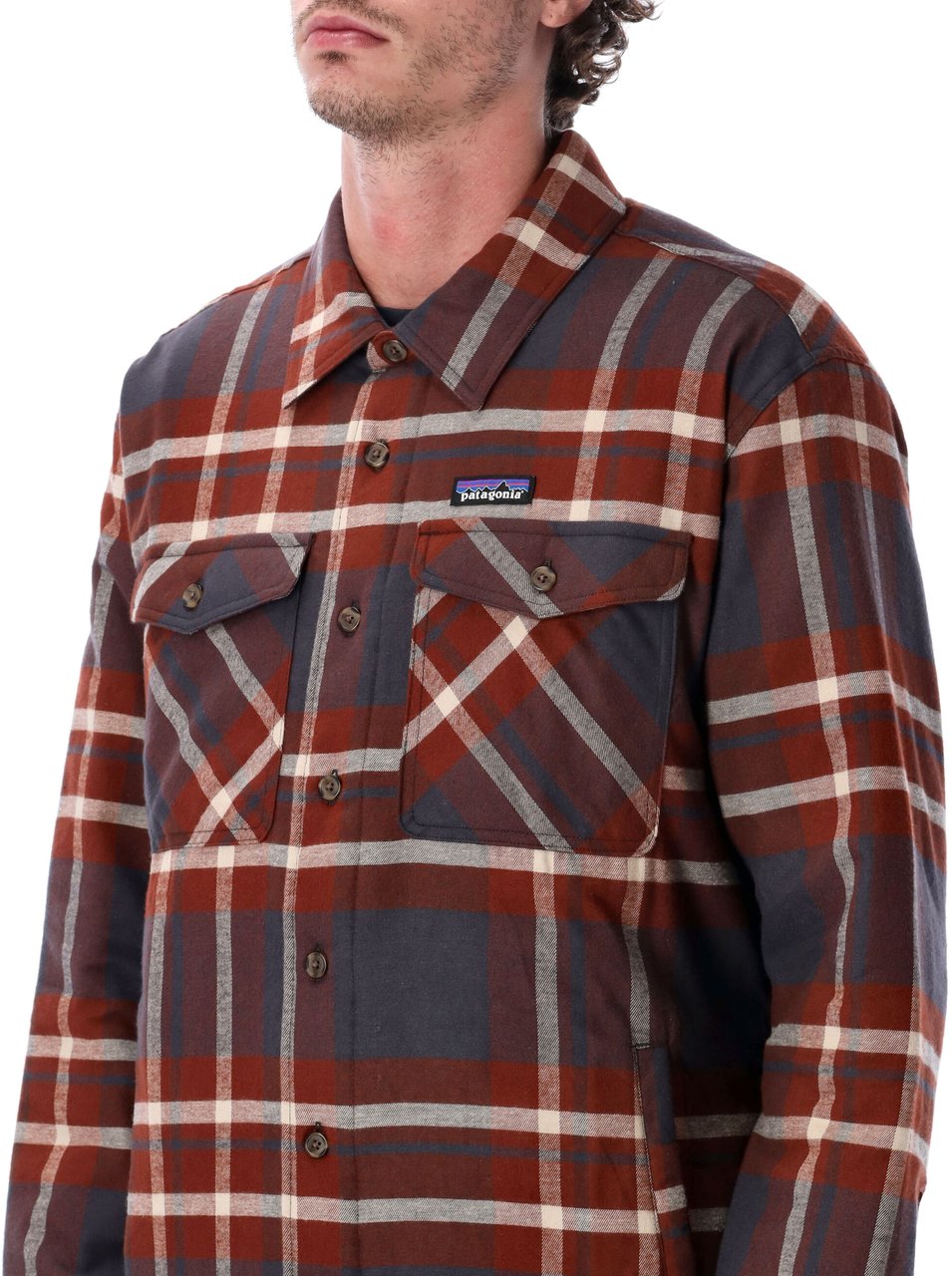 Patagonia Fjord Flanel Shirt Ink Black Zwart