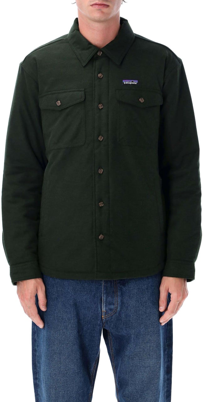Patagonia Fjord Flanel Shirt Old Growth Green Groen
