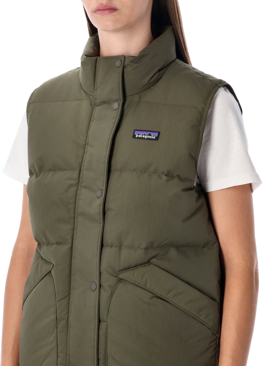 Patagonia Vs Down Drift Vest Basin Green Groen