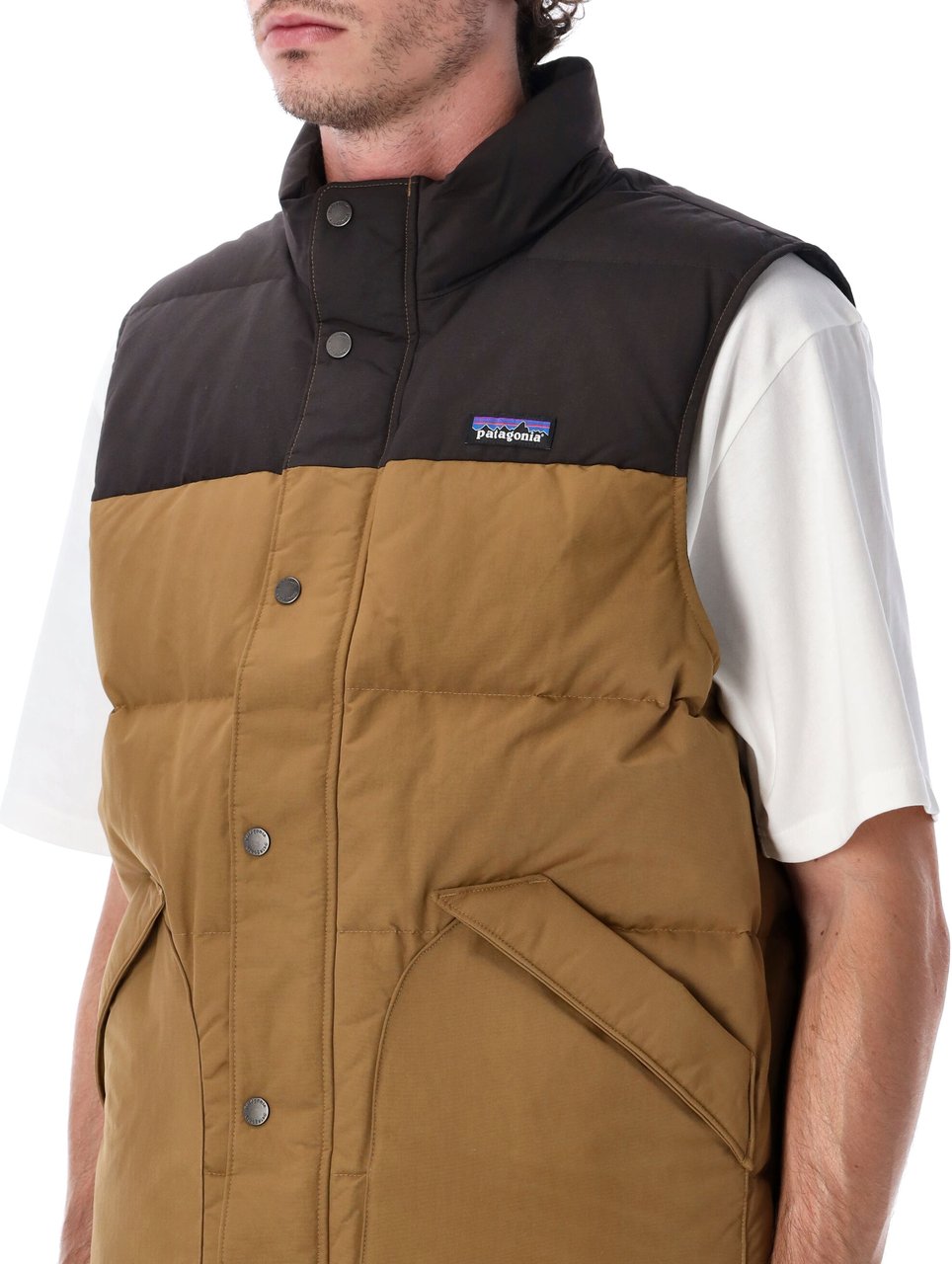 Patagonia Downdrift Vest Marrone Bruin