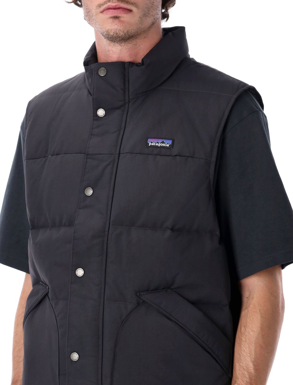Patagonia Downdrift Vest Nero Zwart