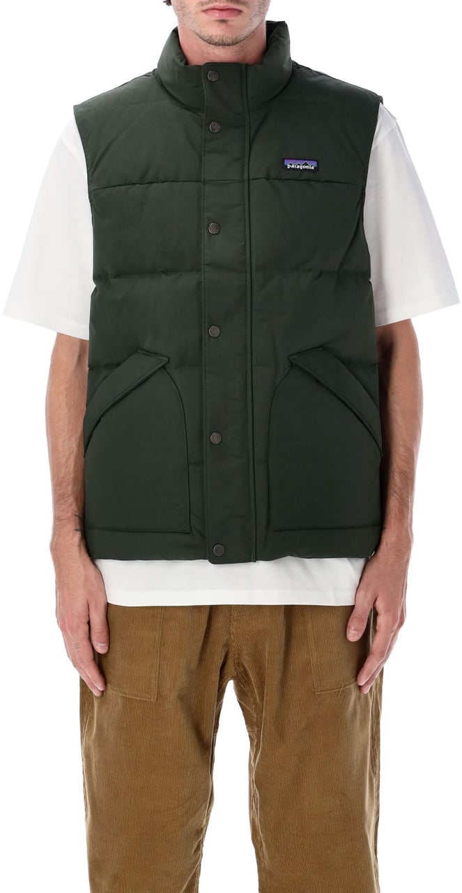 Patagonia Downdrift Vest Old Growth Green Groen