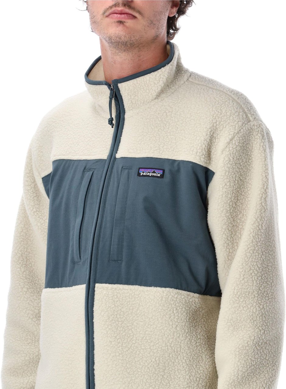 Patagonia Retropile Patch Jkt Pelican Wit