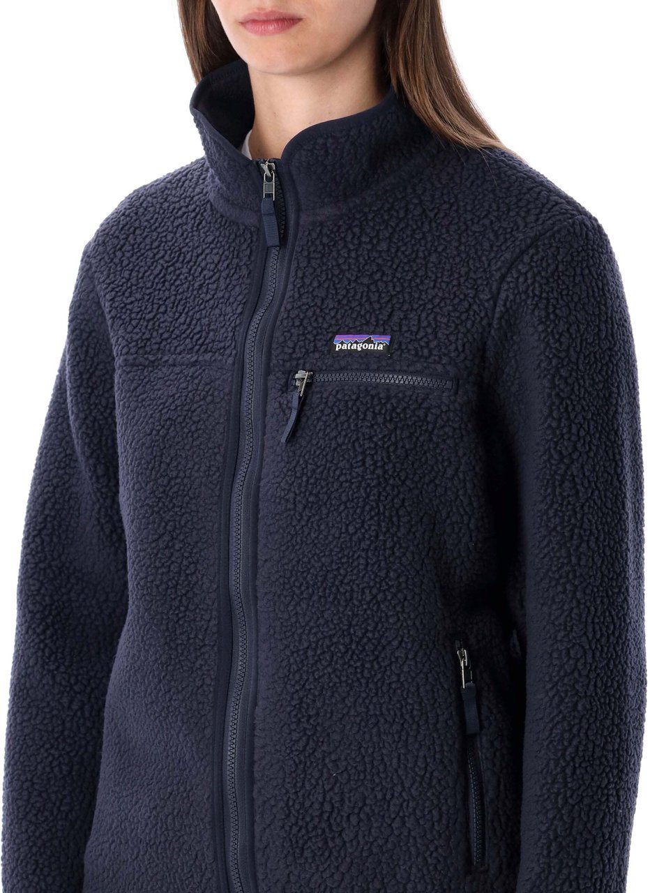 Patagonia Retropile Jacket Sunken Blue Blauw