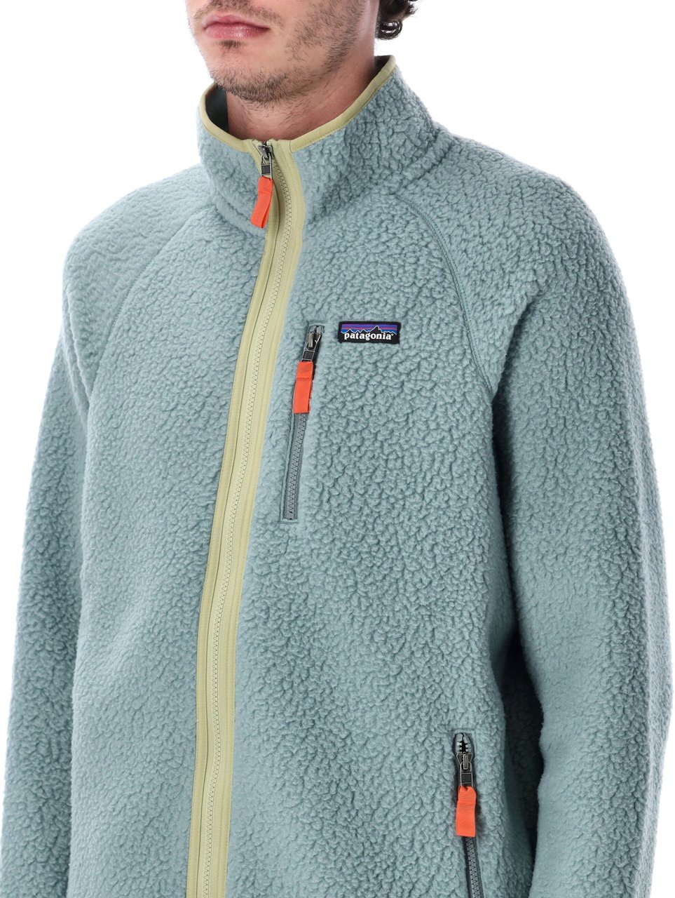 Patagonia Retropile Jkt Blue Sage Blauw