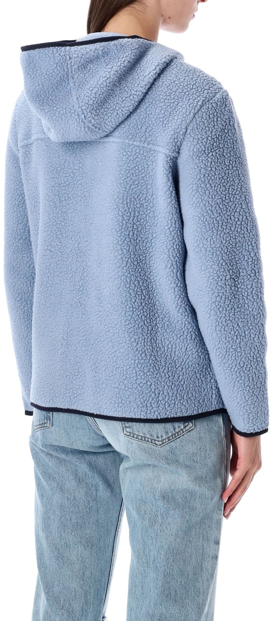 Patagonia Retropile Hoodie Blu Blauw