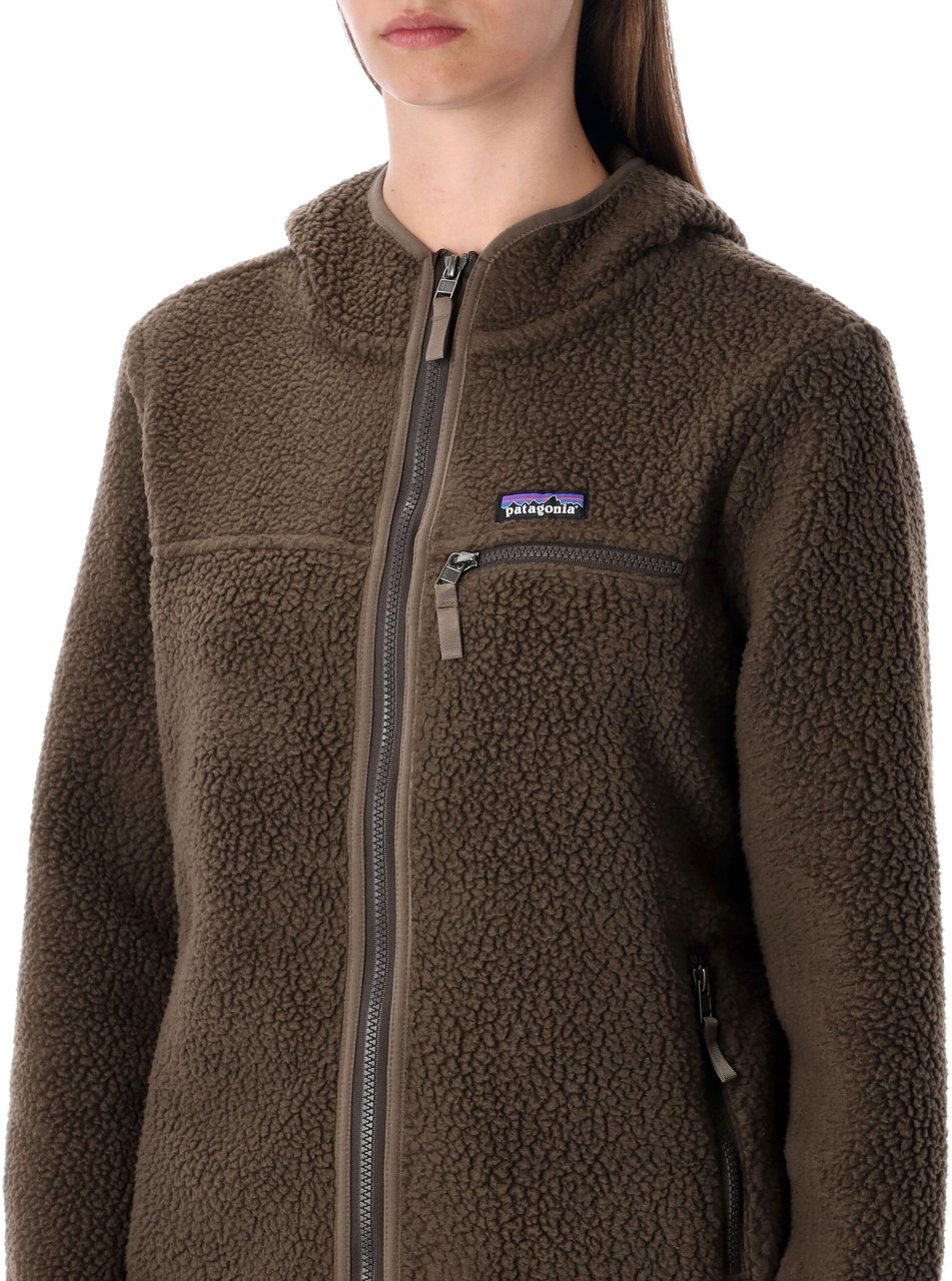 Patagonia Retropile Hoodie Marrone Bruin