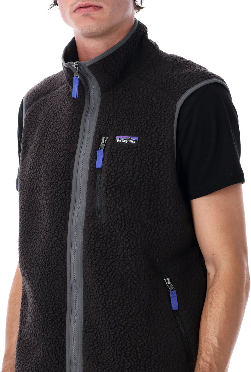 Patagonia Retropile Vest Nero Zwart