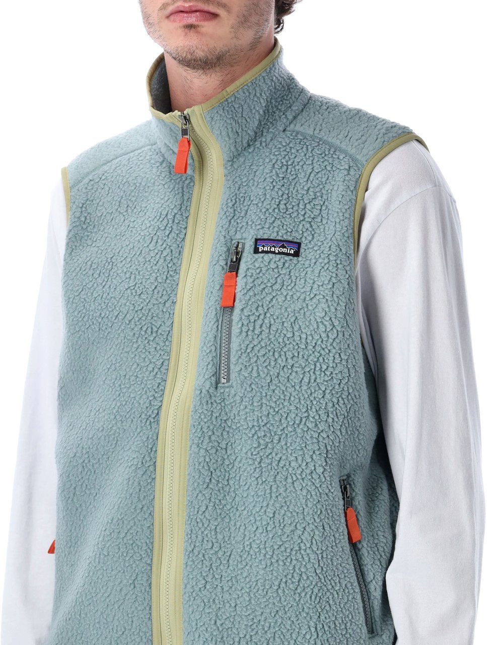 Patagonia Retropile Vest Blu Sage Blauw