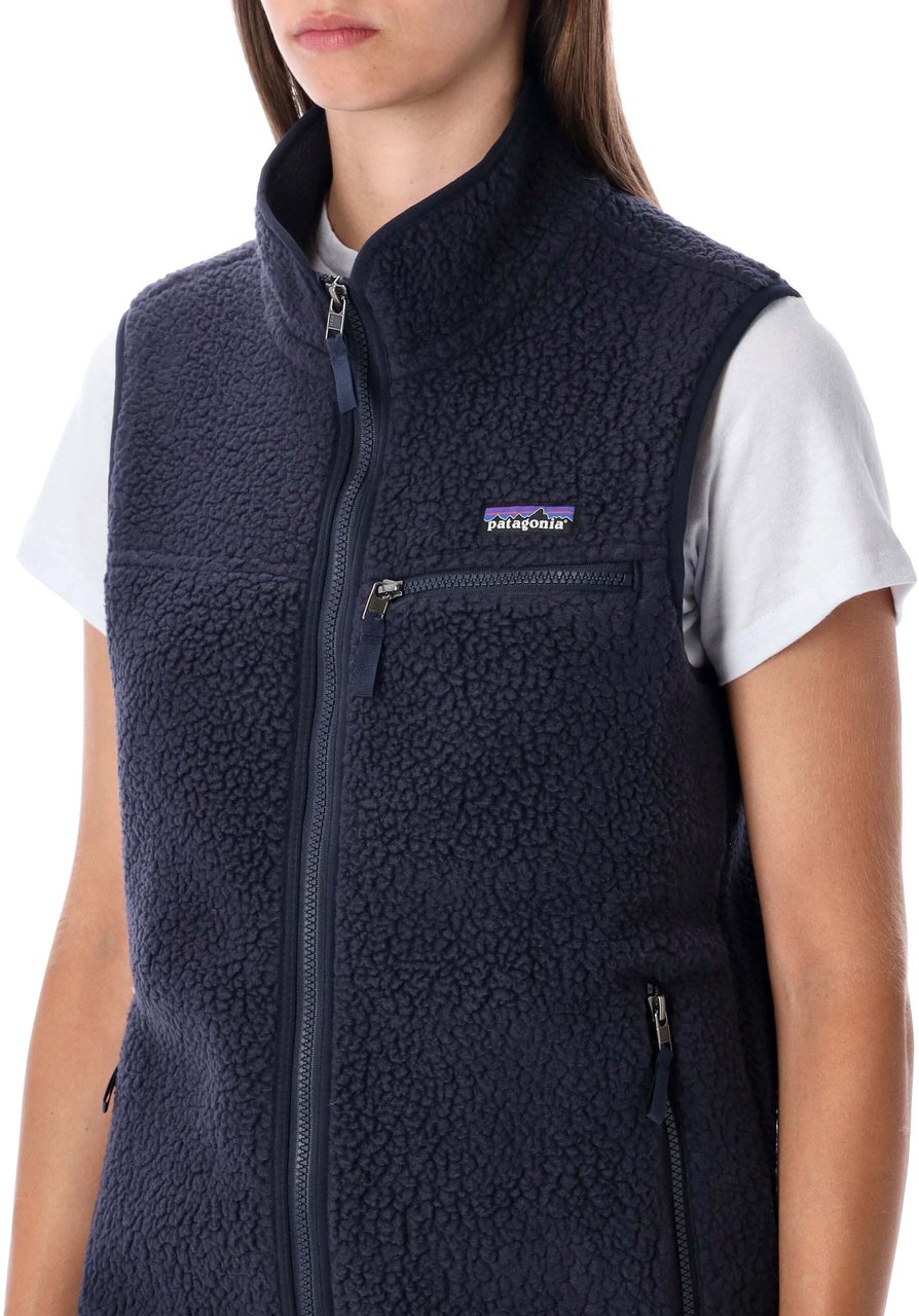 Patagonia Retropile Vest Sunken Blue Blauw