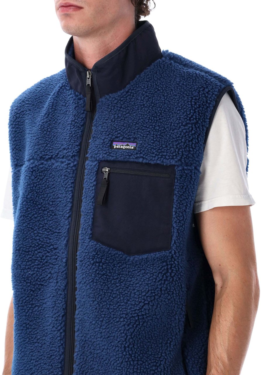 Patagonia Retro-X Vest Clement Blue Blauw