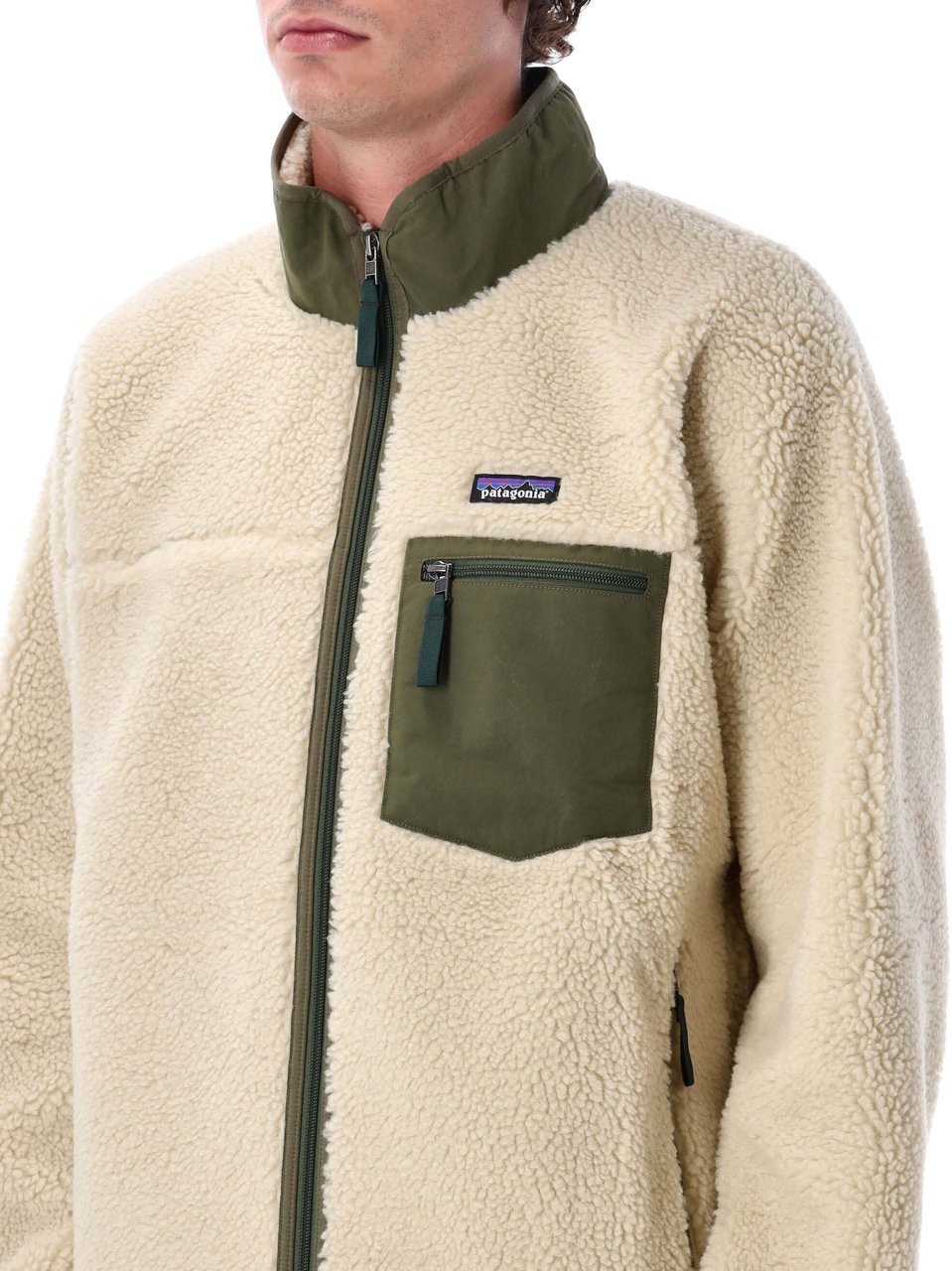 Patagonia Retro-X Jacket Natural Basin Green Groen