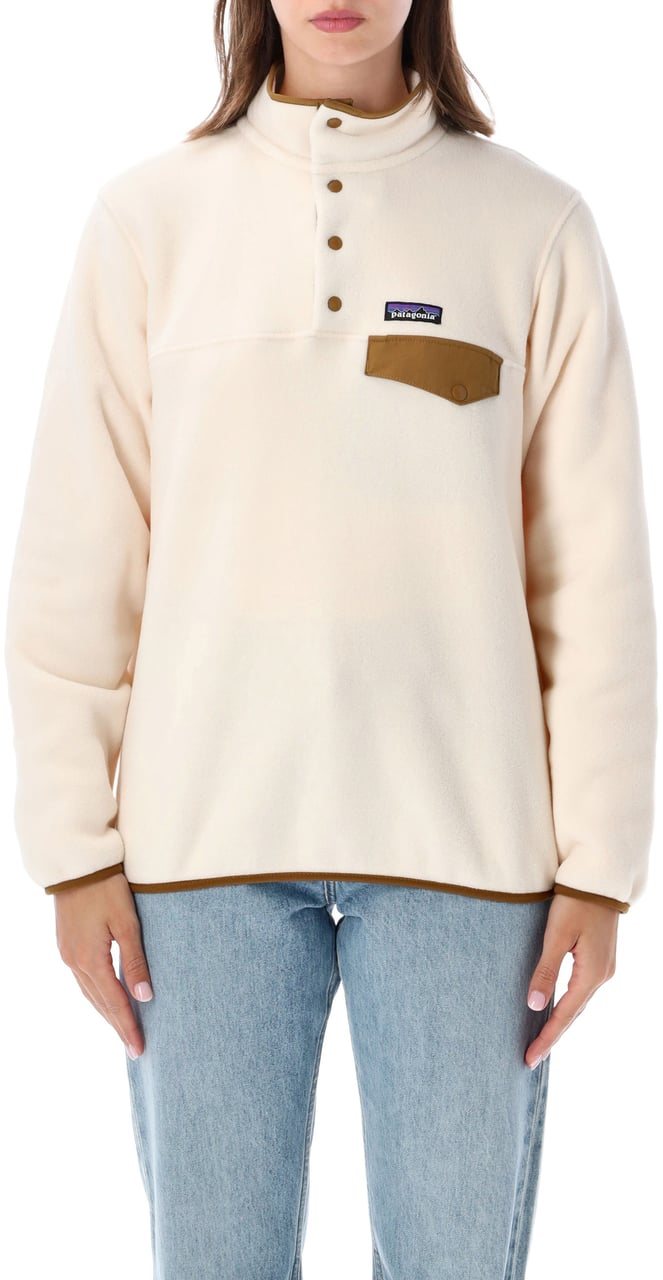 Patagonia Retropile Hoodie Beige Wit