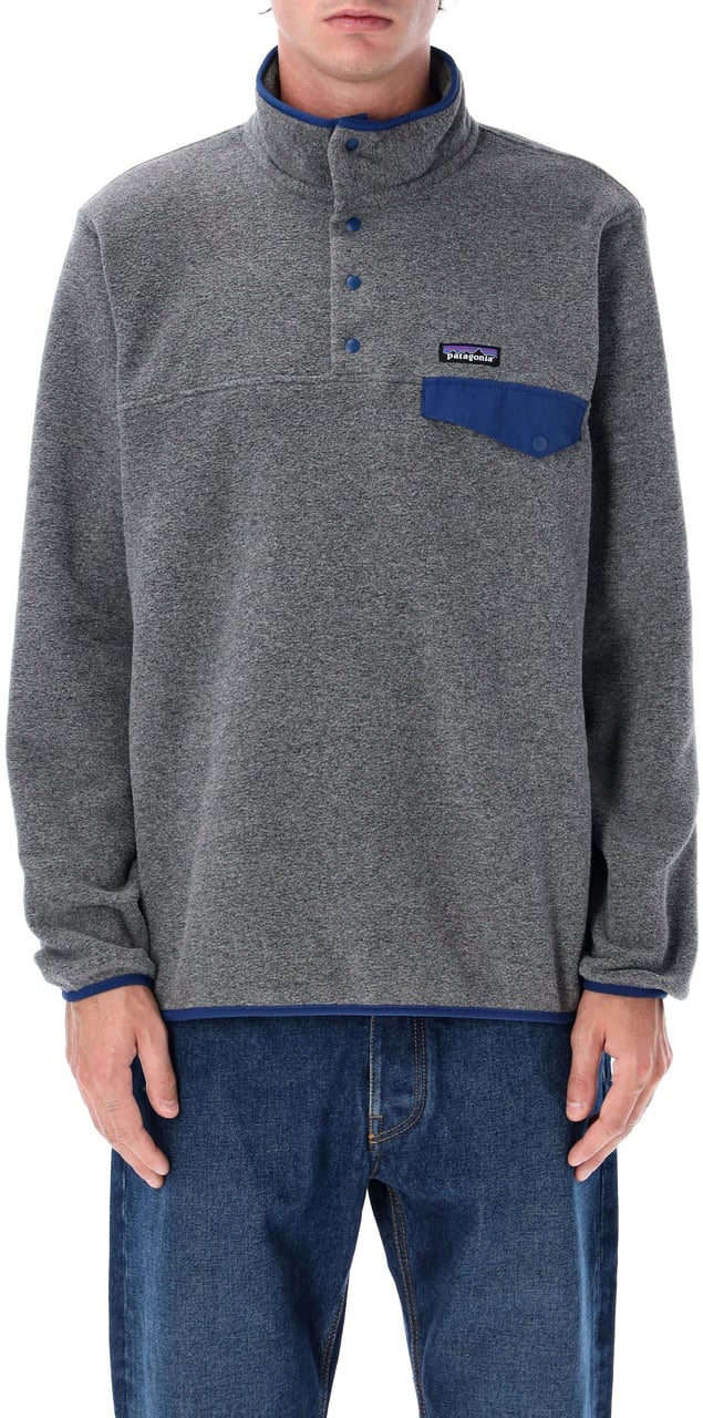 Patagonia Synch Snap Pullover Nikel Blue Blauw