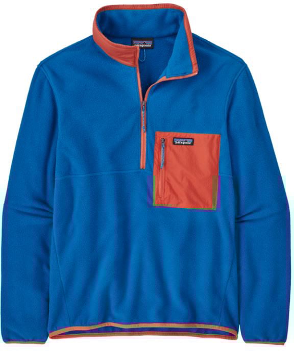 Patagonia Microdini 1/2 Zip Blauw