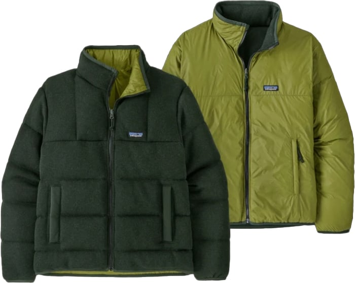 Patagonia Reversible Down Groen