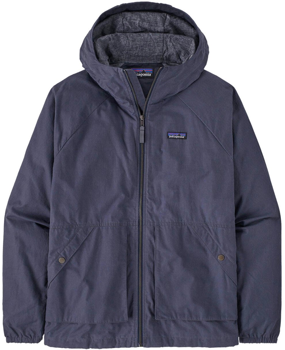 Patagonia Lightweight Ripstop Waxed Cotton Jacket Blauw
