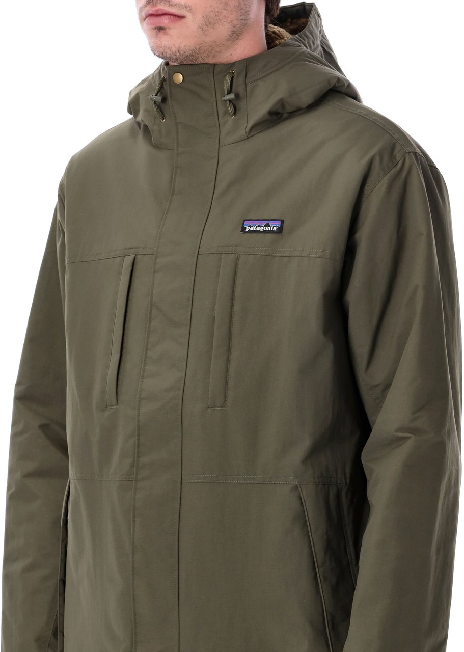 Patagonia Isthmus Parka Basin Green Donkergroen