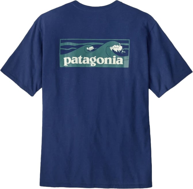 Patagonia Boardshort Logo Blauw