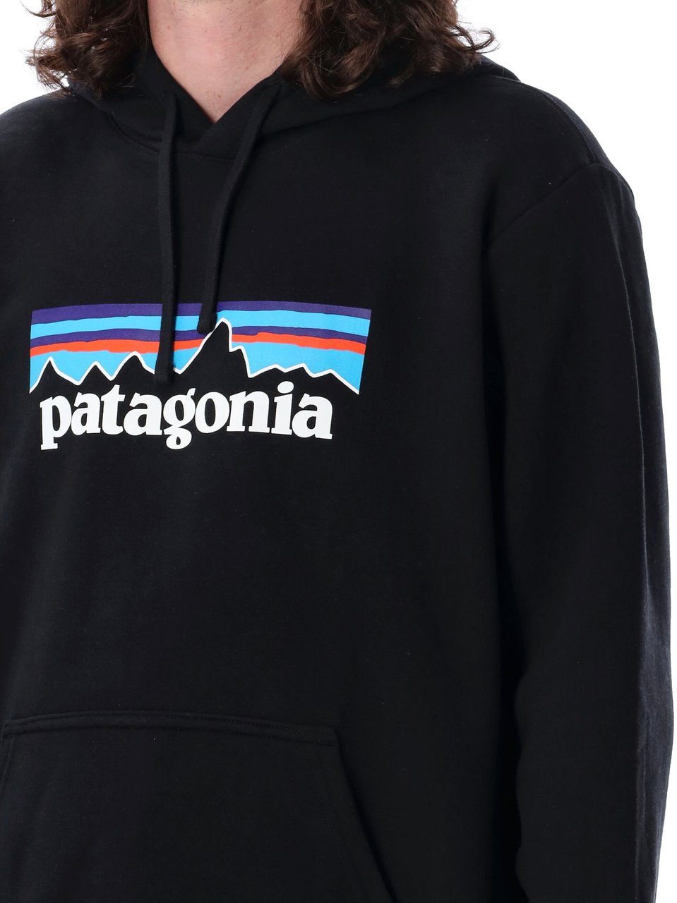 Patagonia P-6 Logo Hoodie Nero Zwart