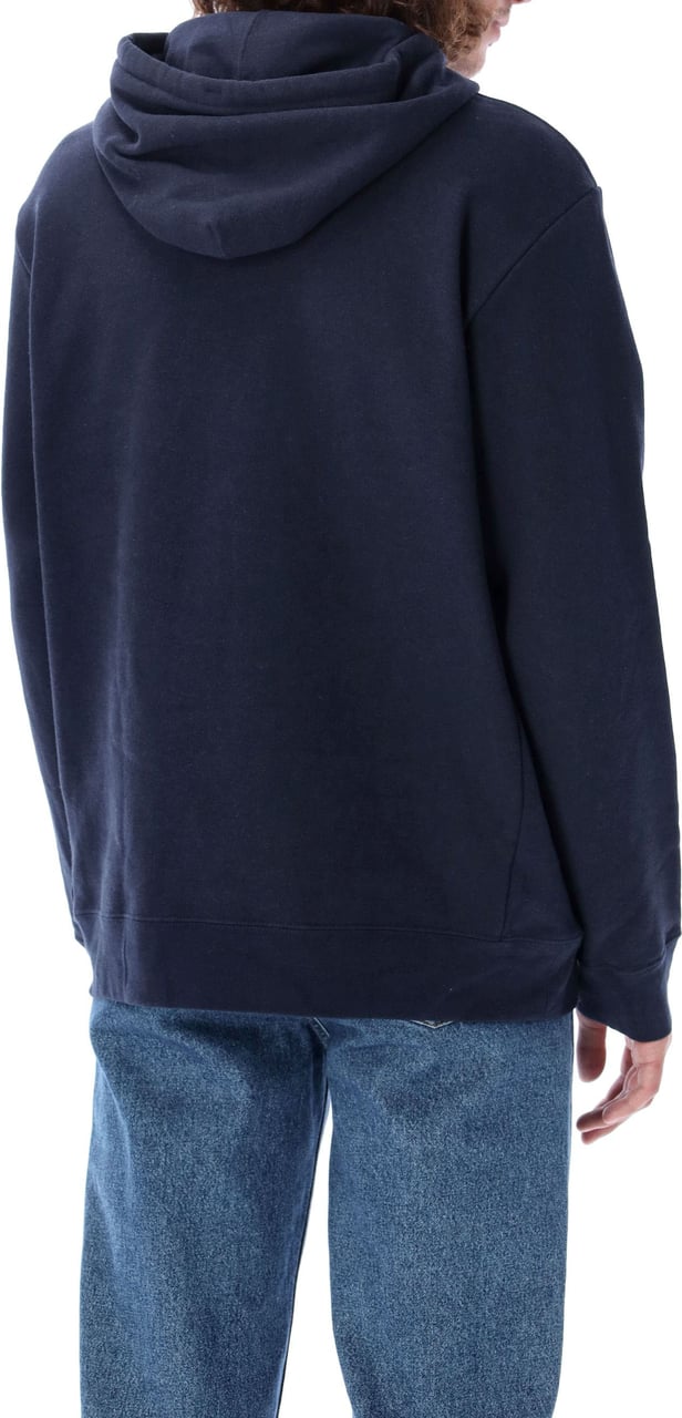 Patagonia P-6 Logo Hoodie Blu Navy