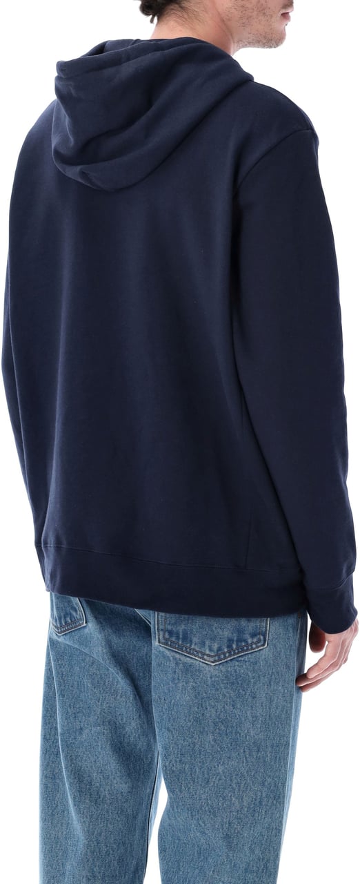 Patagonia P-6 Logo Hoodie Blu Navy
