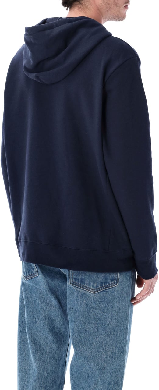 Patagonia P-6 Logo Hoodie Blu Navy