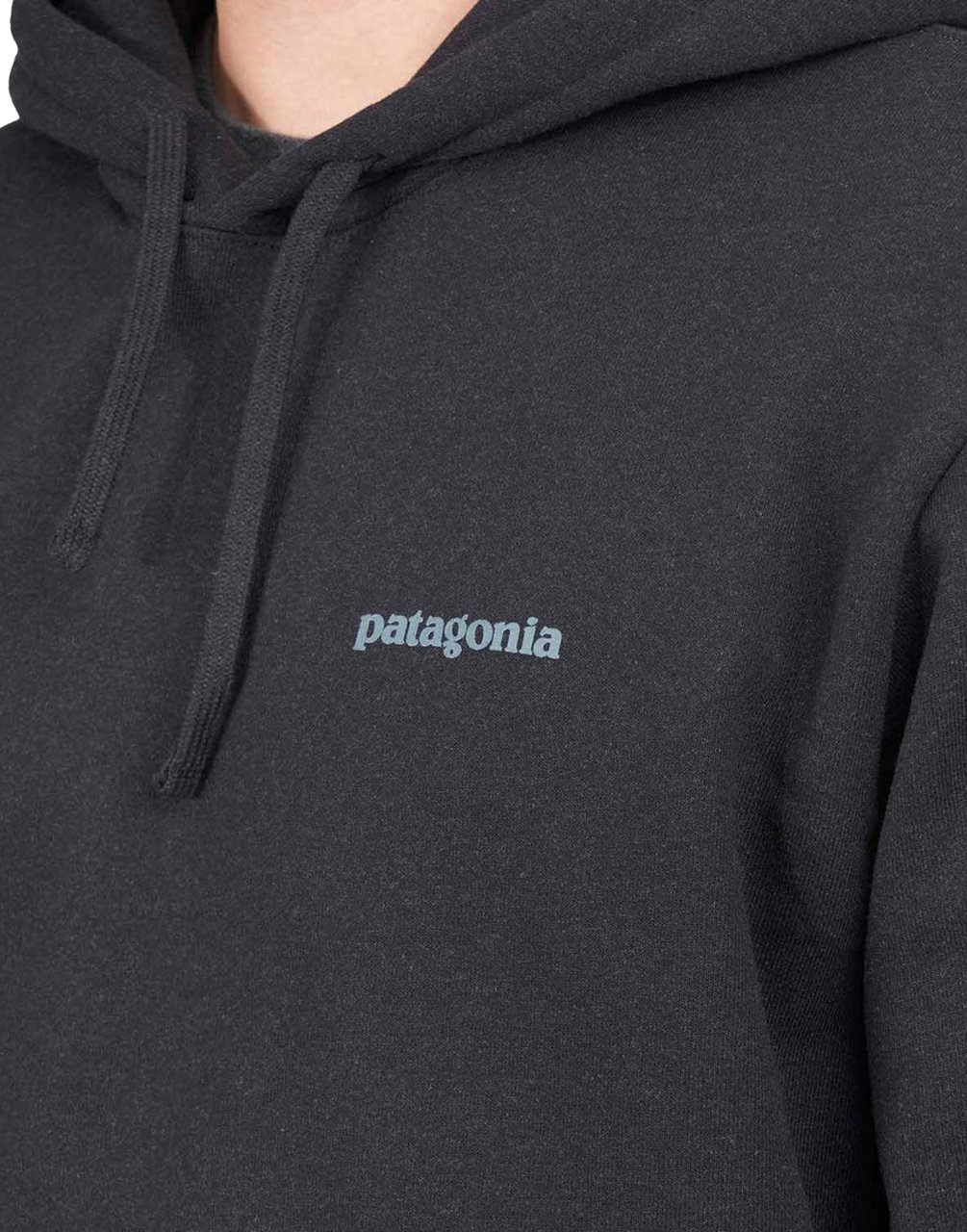 Patagonia Fitz Roy Icon Uprisal Logo Hoodie Zwart