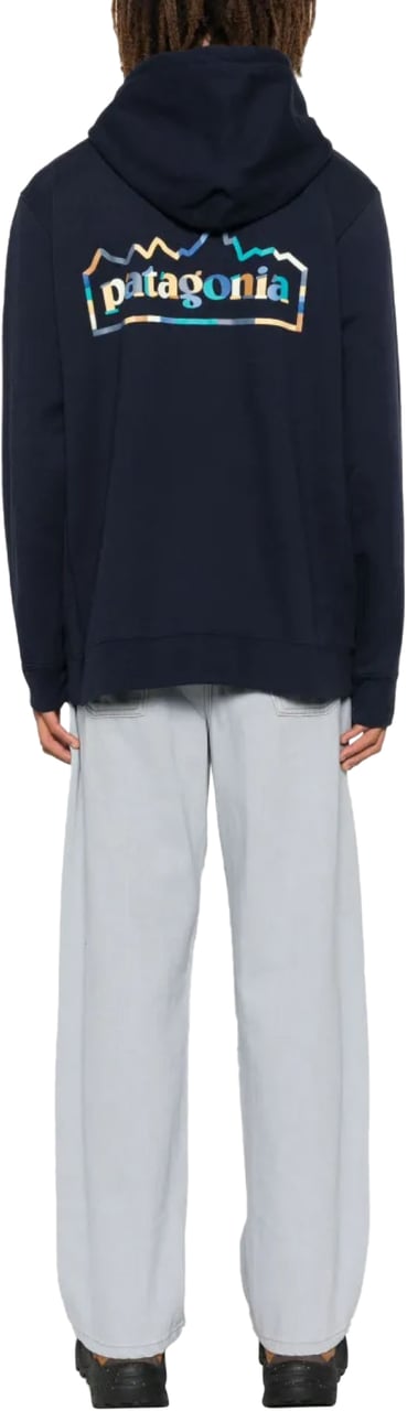 Patagonia Unity Fitz Uprisal Logo Hoodie Blauw