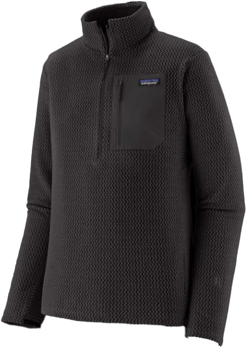 Patagonia R1 Air Zip-Neck Zwart