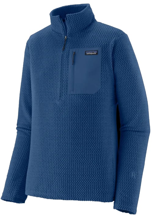 Patagonia R1 Air Zip-Neck Blauw