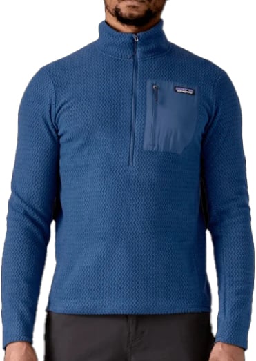 Patagonia R1 Air Zip-Neck Blauw