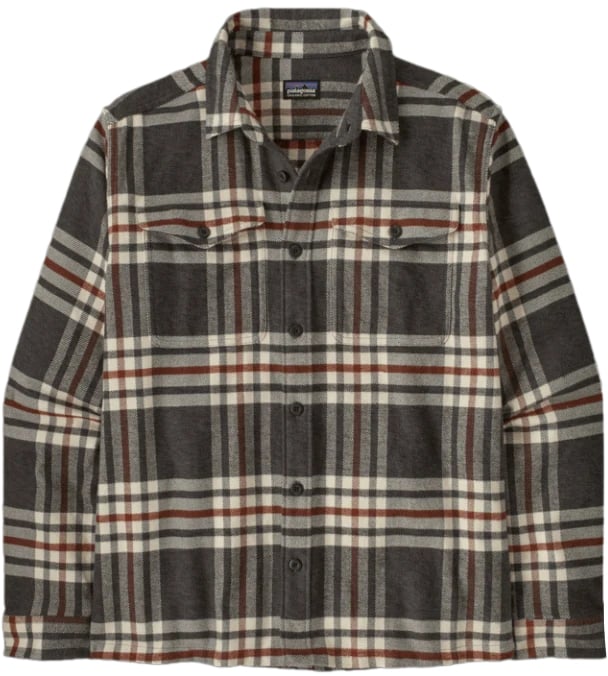 Patagonia Fjord Flannel Shirt Zwart