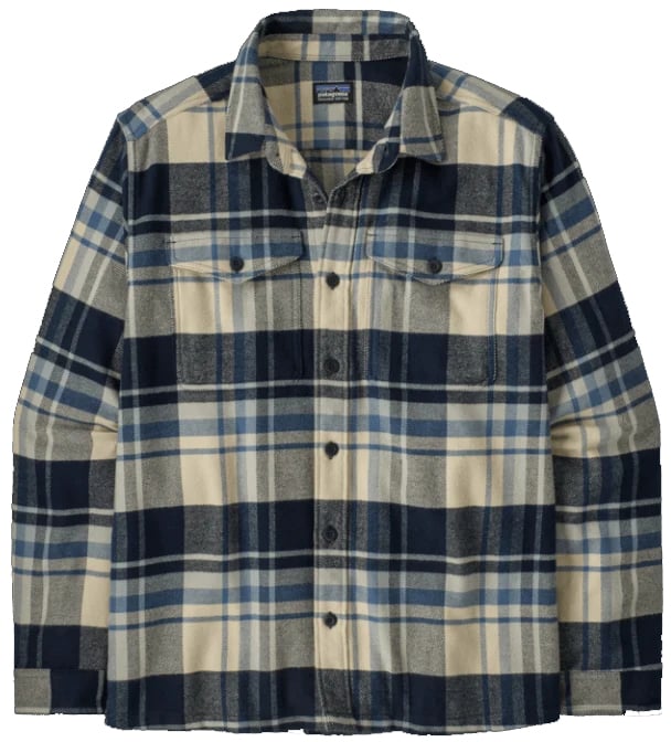 Patagonia Fjord Flannel Shirt Blauw
