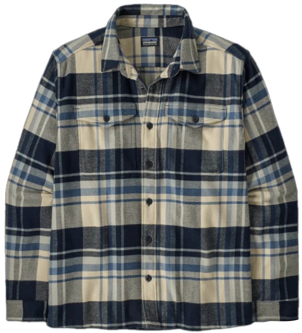Patagonia Fjord Flannel Shirt Blauw