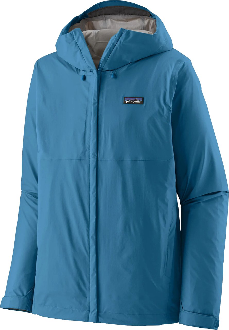 Patagonia Blue Torrentshell 3L Rain Nylon Jacket Blauw