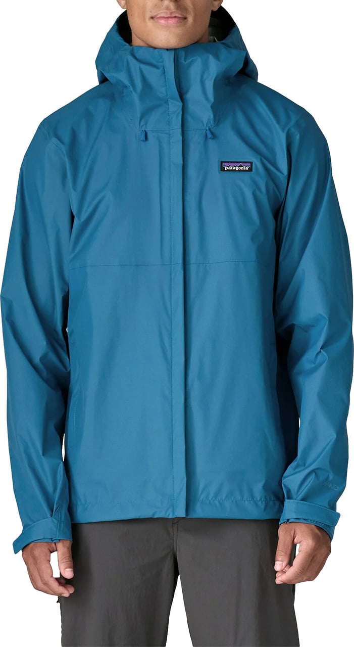Patagonia Blue Torrentshell 3L Rain Nylon Jacket Blauw